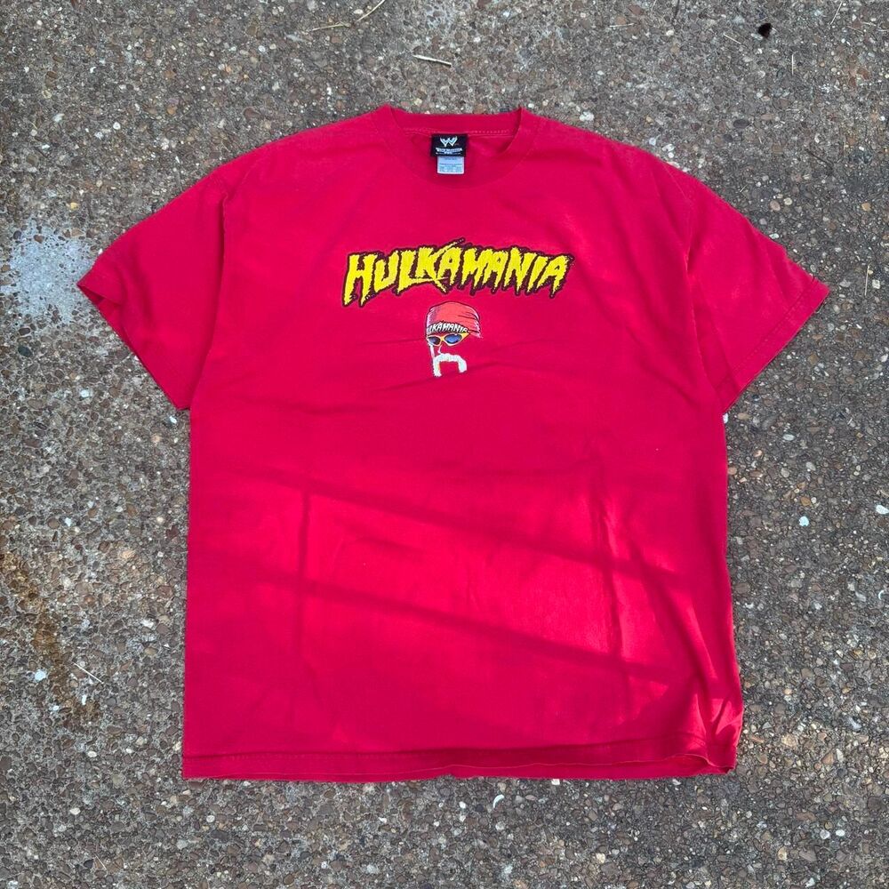 Wwe Men's Red T-shirt